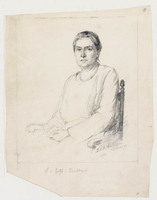 KT 2340
<br/>
Portret van de schrijfster A. van Gogh-Kaulbach
<br/>
<em>Woutersen van Doesburgh, Elsa Louisa Hannelina (1875-1957)</em>